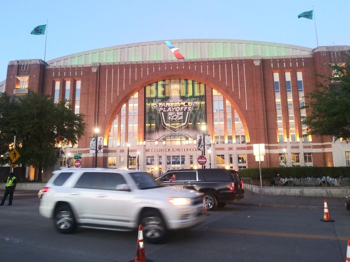 American Airlines Center in Dallas, home of the Stars
