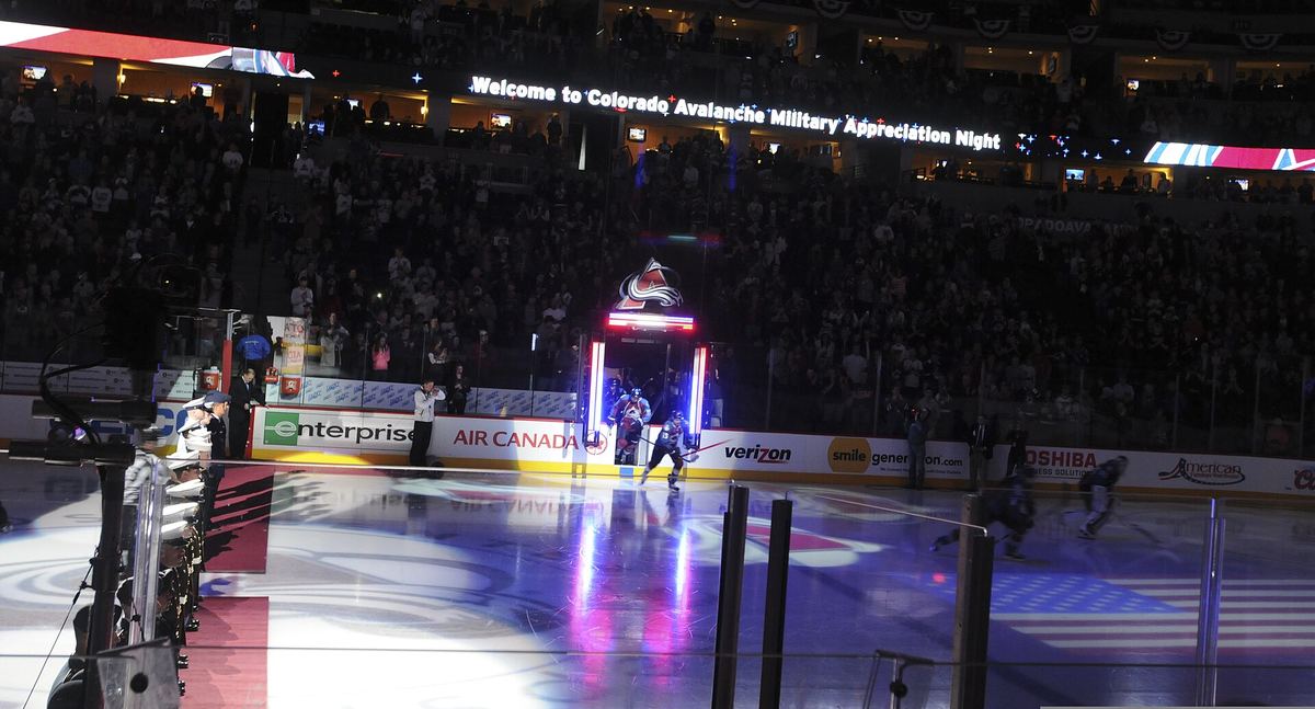 Ball Arena in Denver, home of the Colorado Avalanche