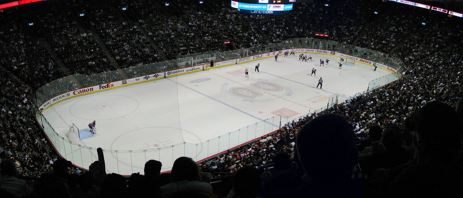 Bell Centre in Montreal, home of the Canadiens