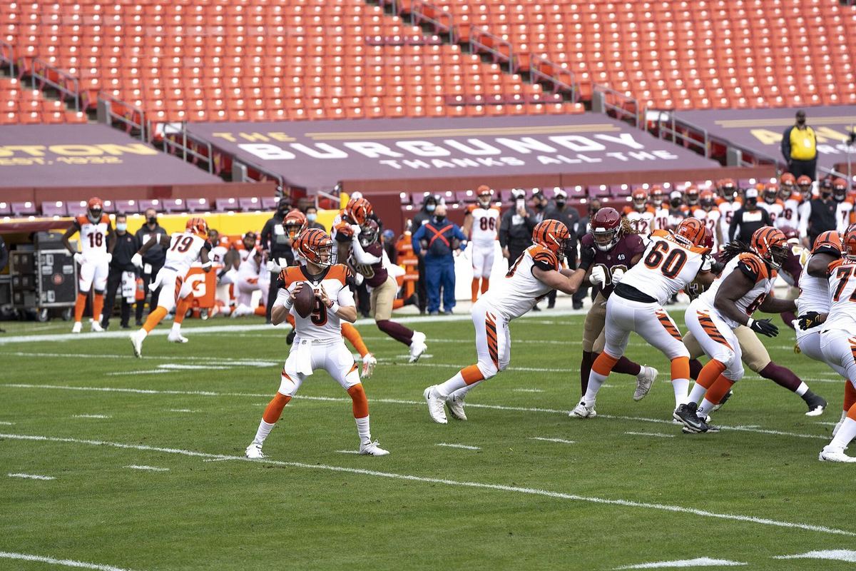 Joe Burrow in action for the Bengals