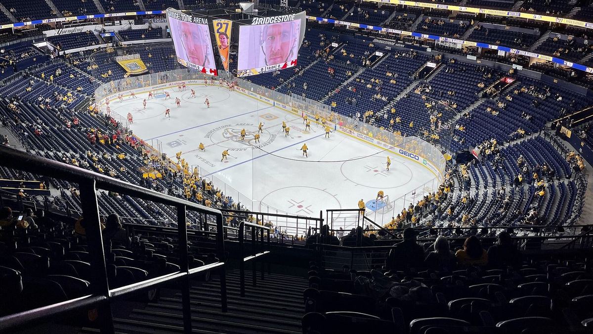 Inside Bridgestone Arena in Nashville