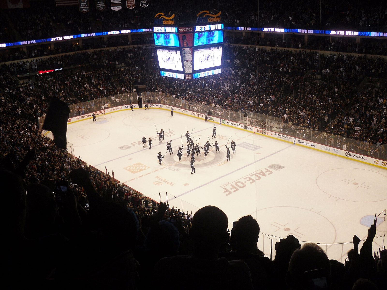 Canada Life Centre in Winnipeg, home of the Jets