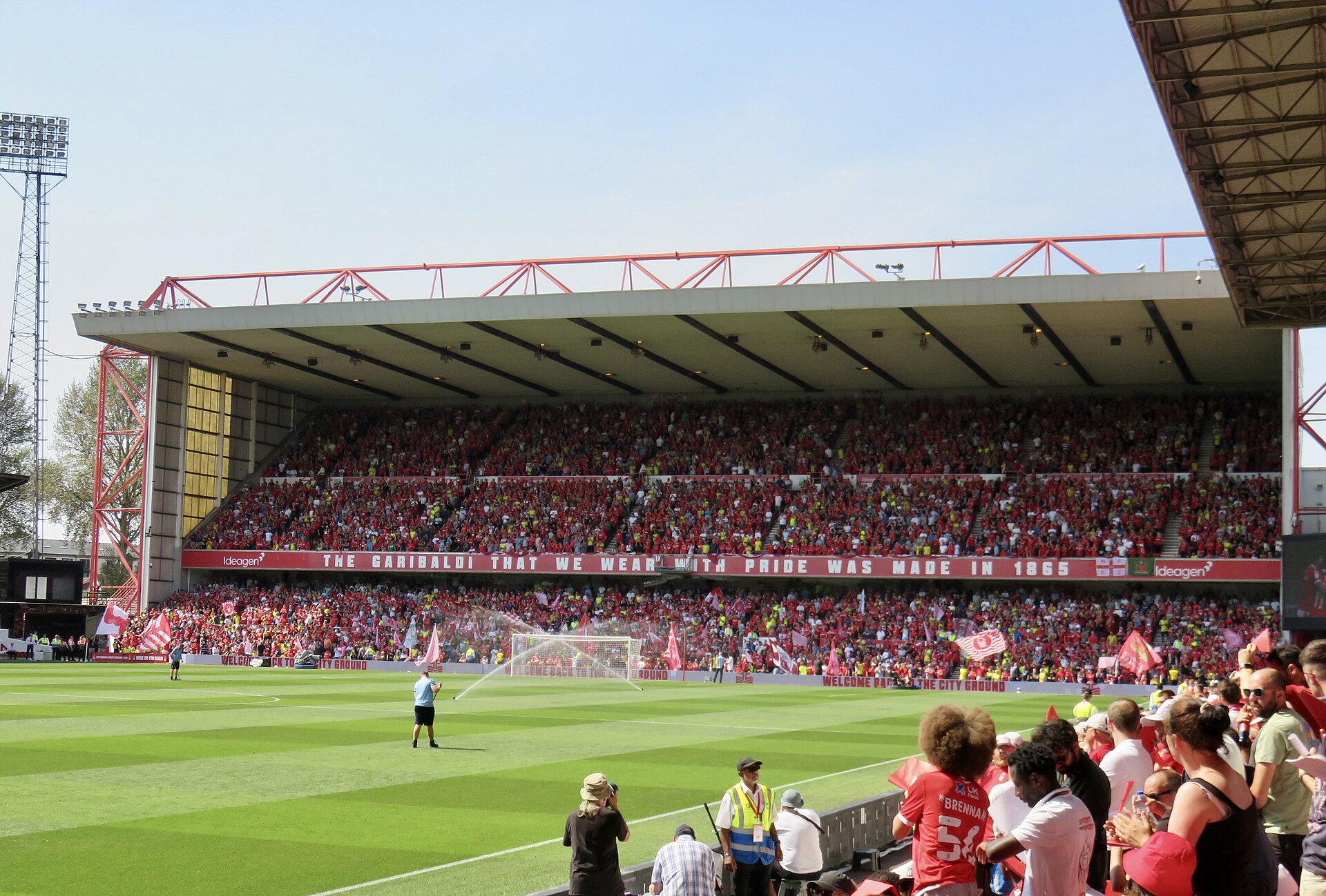 The City Ground, Nottingham - the Trent End