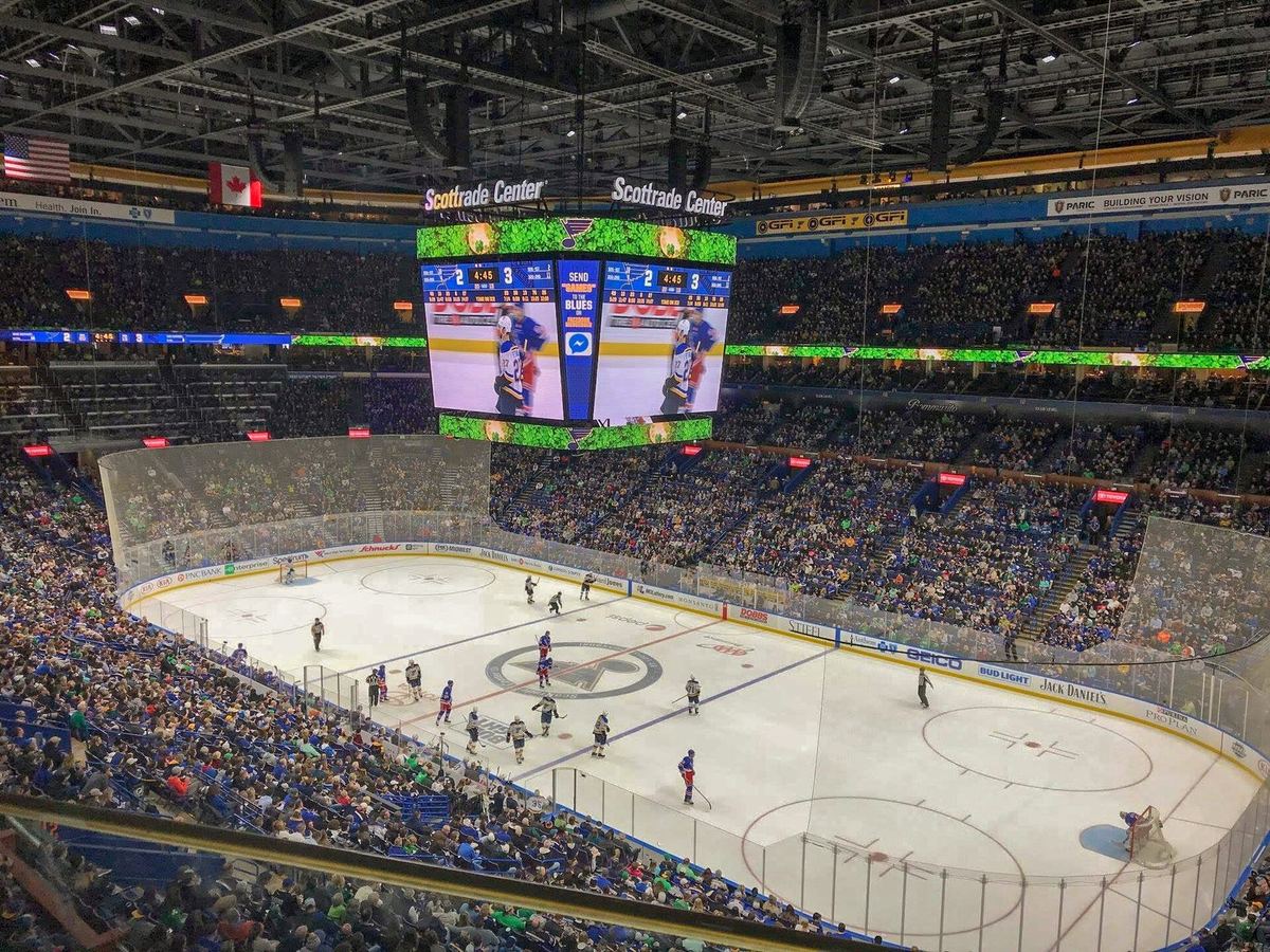 Inside Enterprise Center in St. Louis