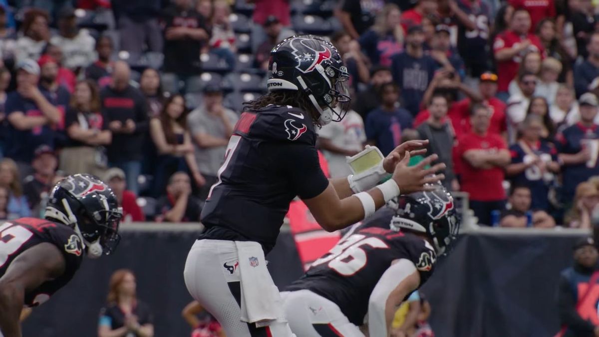 C.J. Stroud in action for the Texans