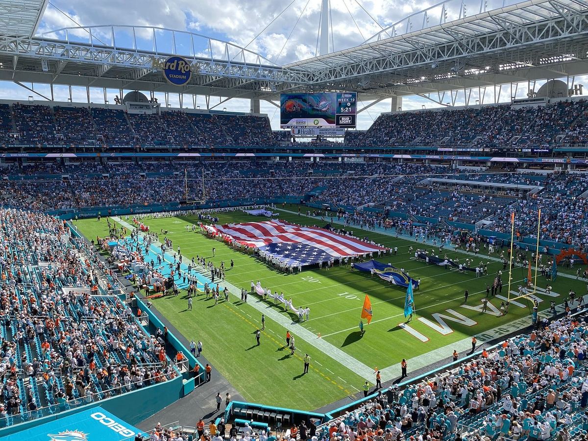 Hard Rock Stadium in Miami Gardens