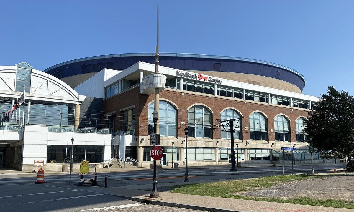 KeyBank Center in Buffalo, home of the Sabres