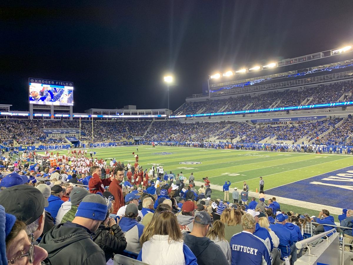 Kroger Field in Lexington, home of the Kentucky Wildcats