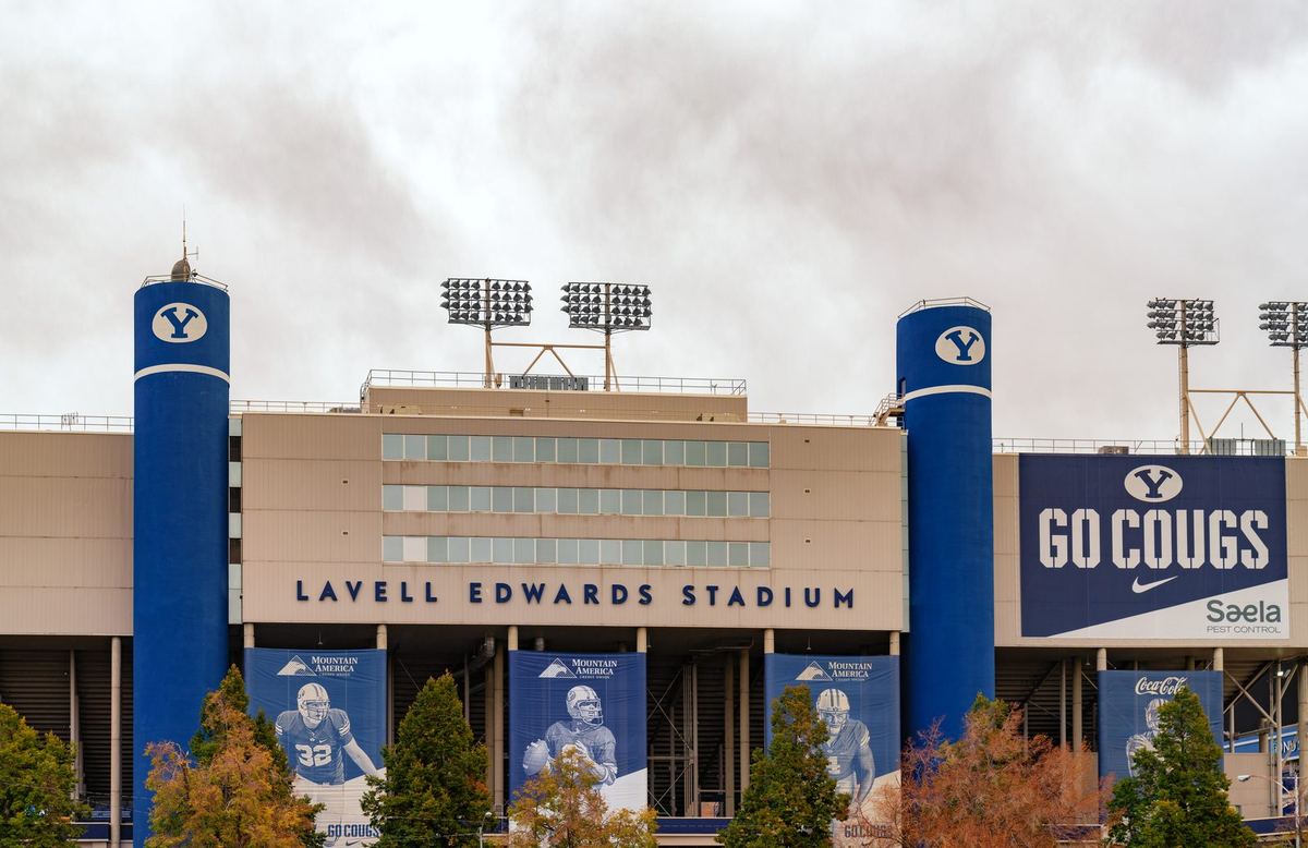 LaVell Edwards Stadium in Provo, home of BYU