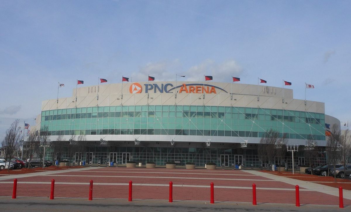 Lenovo Center in Raleigh, home of the Carolina Hurricanes