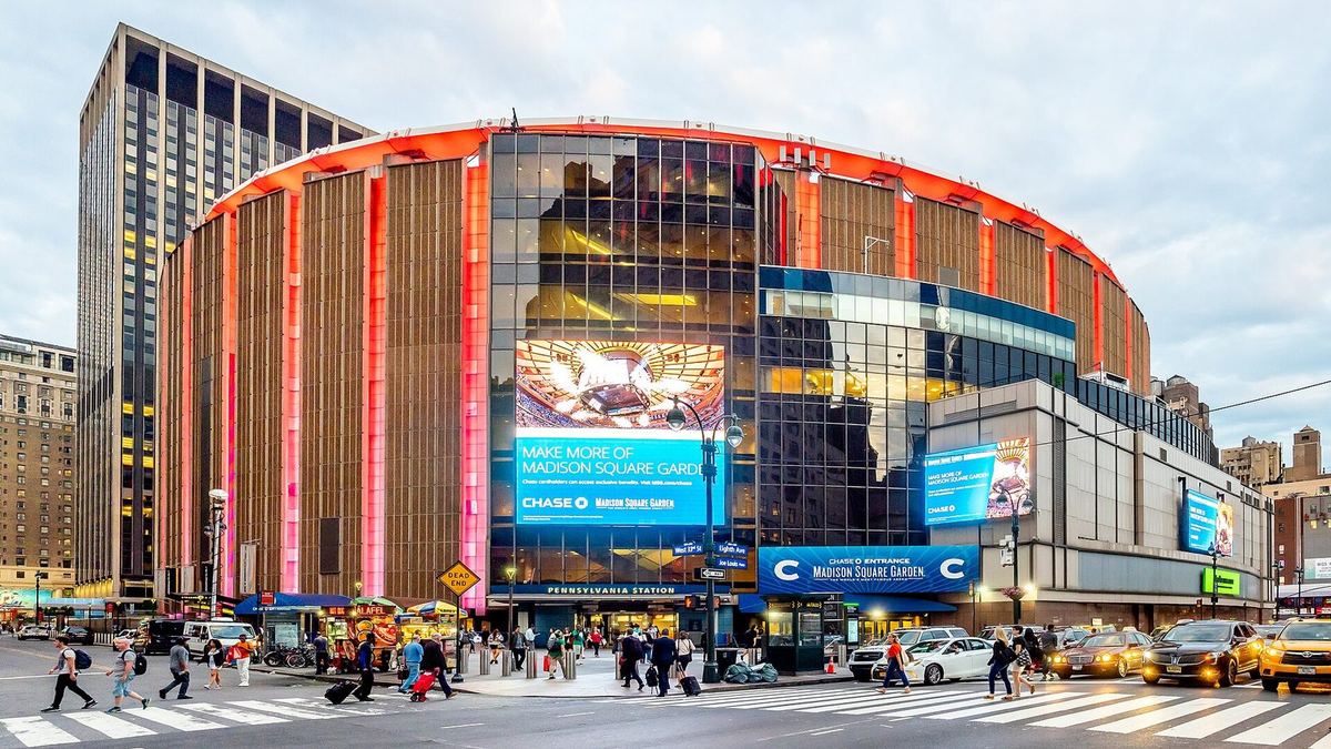 Madison Square Garden in New York, home of the Rangers