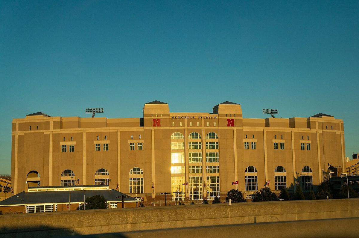 Memorial Stadium in Lincoln, home of the Nebraska Cornhuskers