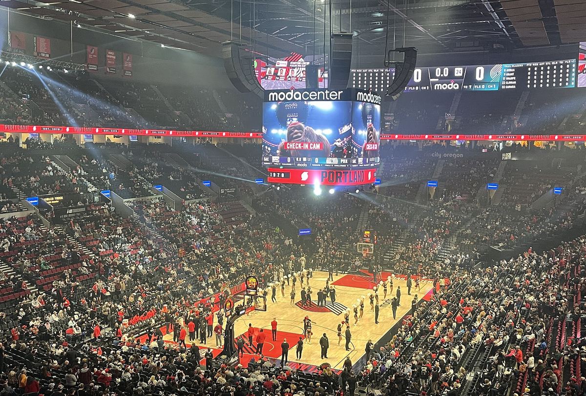 Moda Center in Portland, home of the Trail Blazers