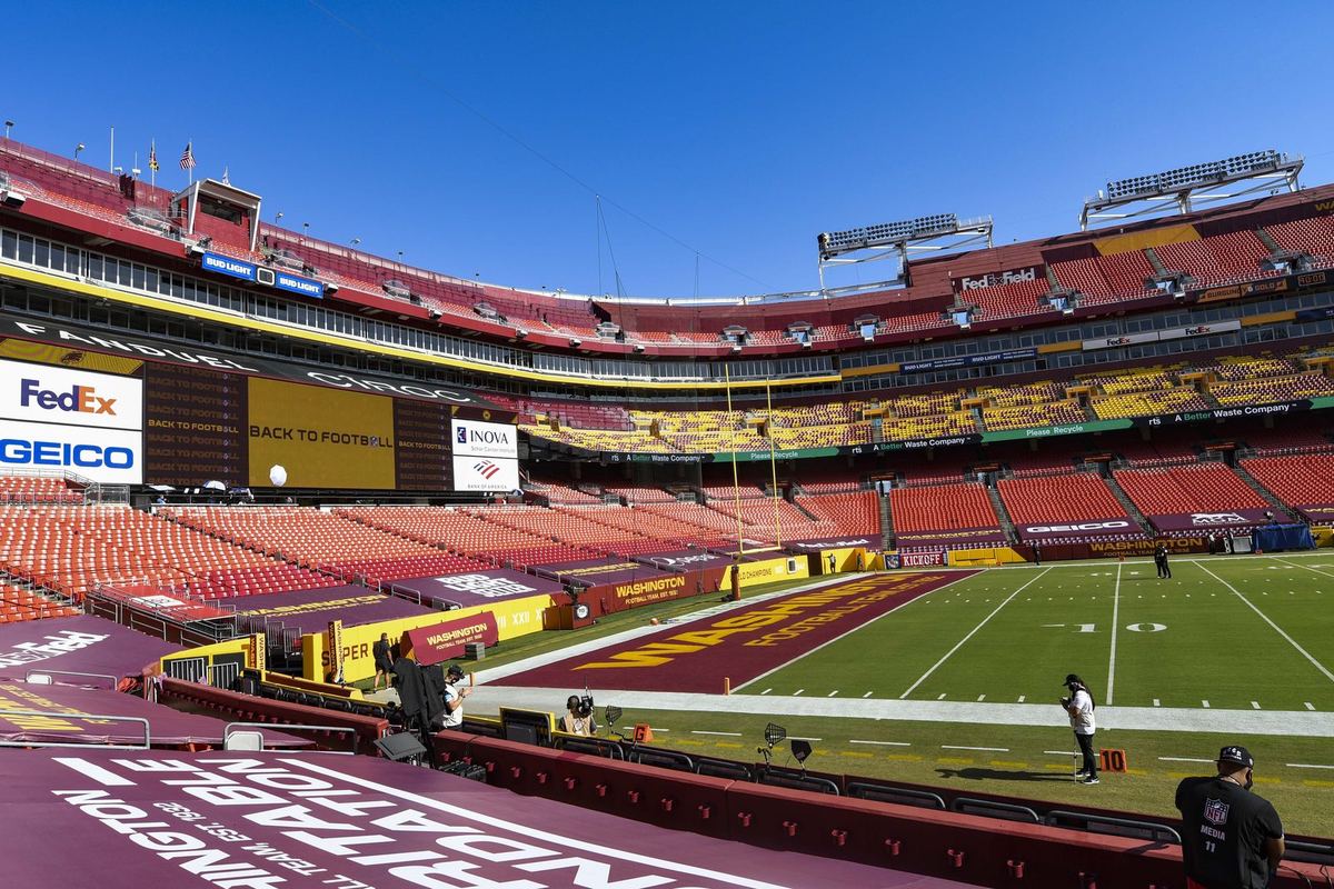 Northwest Stadium in Landover, Maryland