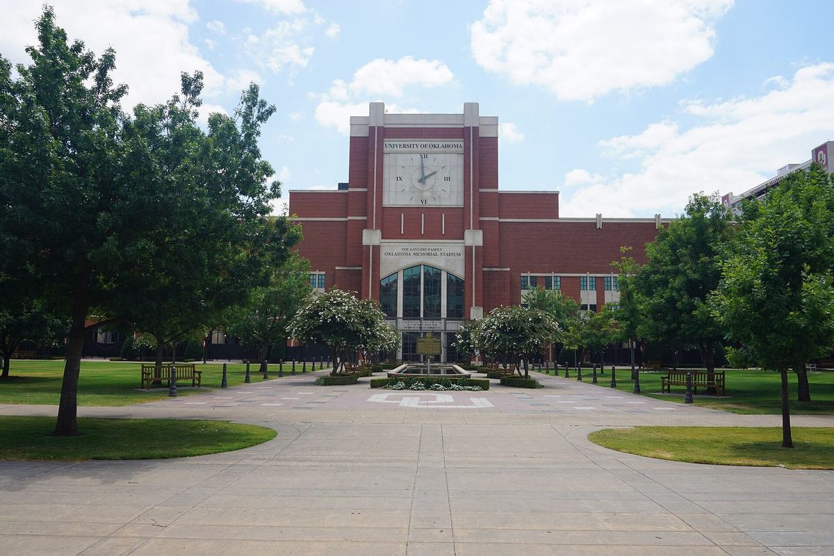 Oklahoma Memorial Stadium in Norman