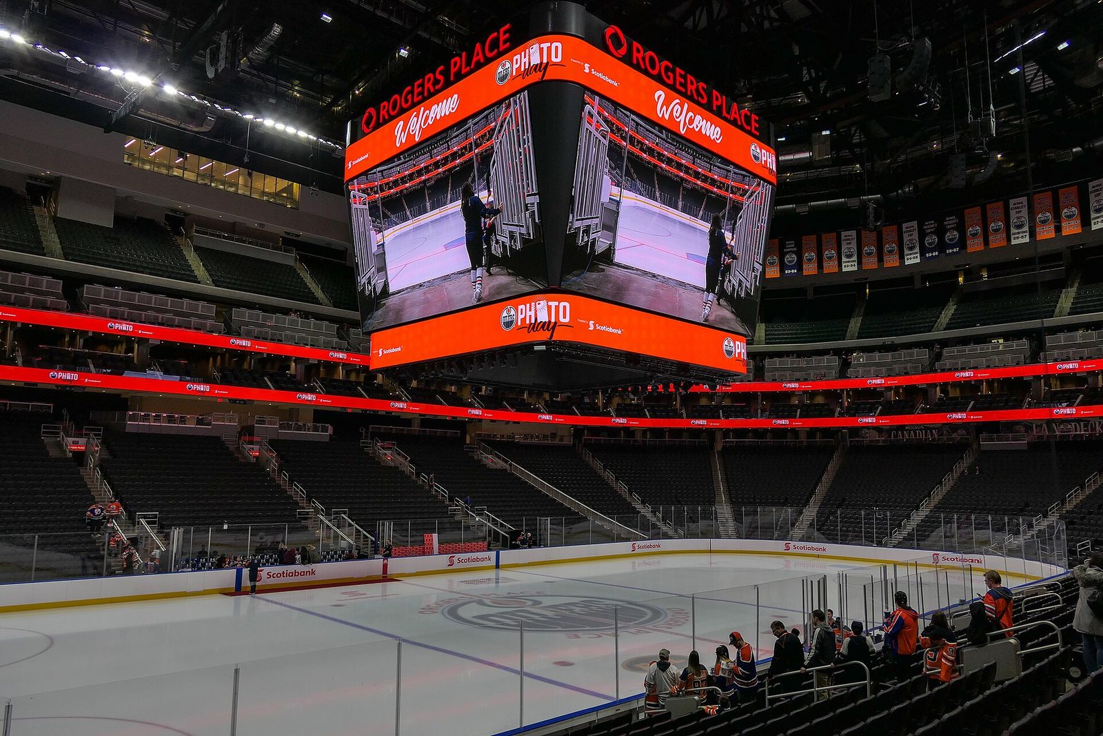 Rogers Place in Edmonton, home of the Oilers