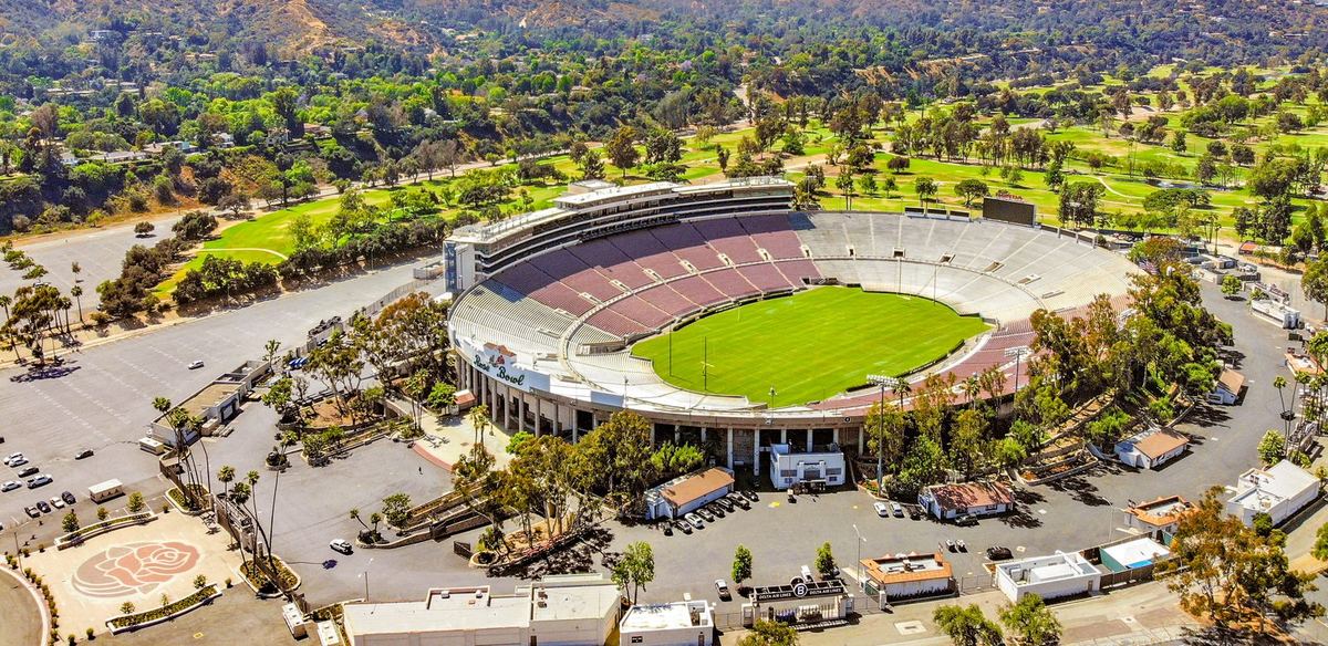 The Rose Bowl in Pasadena