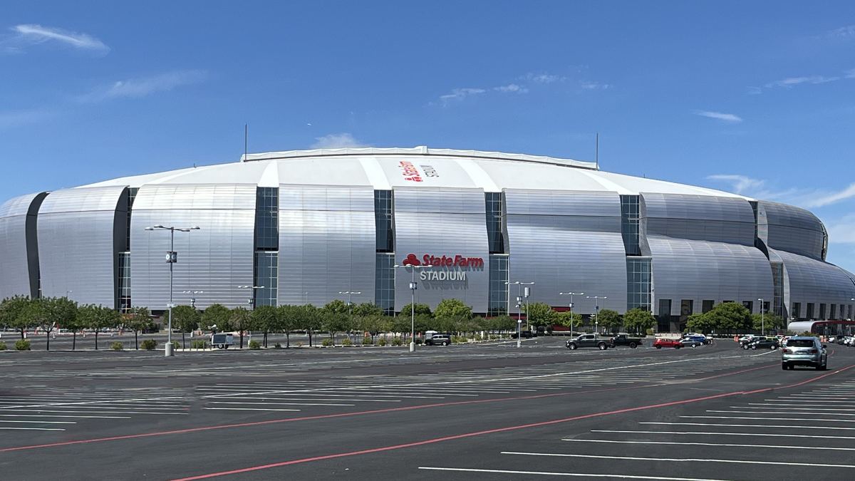 State Farm Stadium in Glendale, home of the Arizona Cardinals