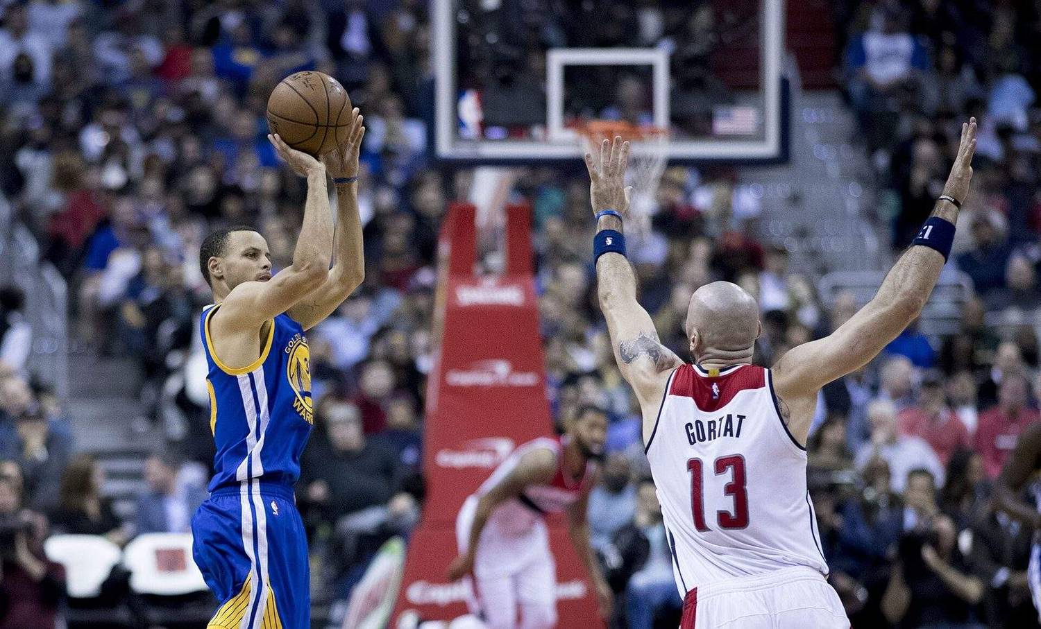 Stephen Curry with the Golden State Warriors