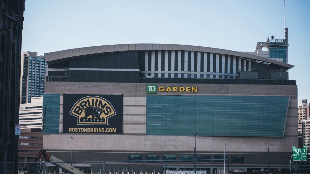 TD Garden in Boston, home of the Bruins
