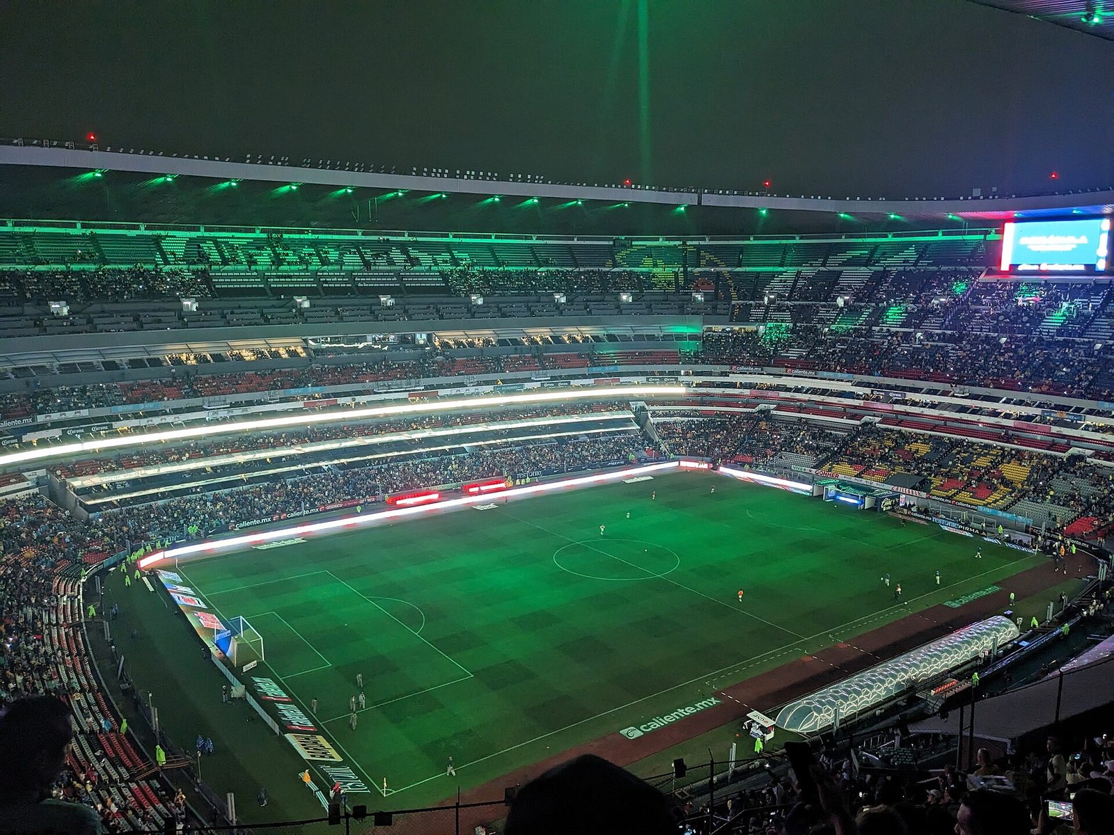 Estadio Banorte (Estadio Azteca) interior during a Club América match