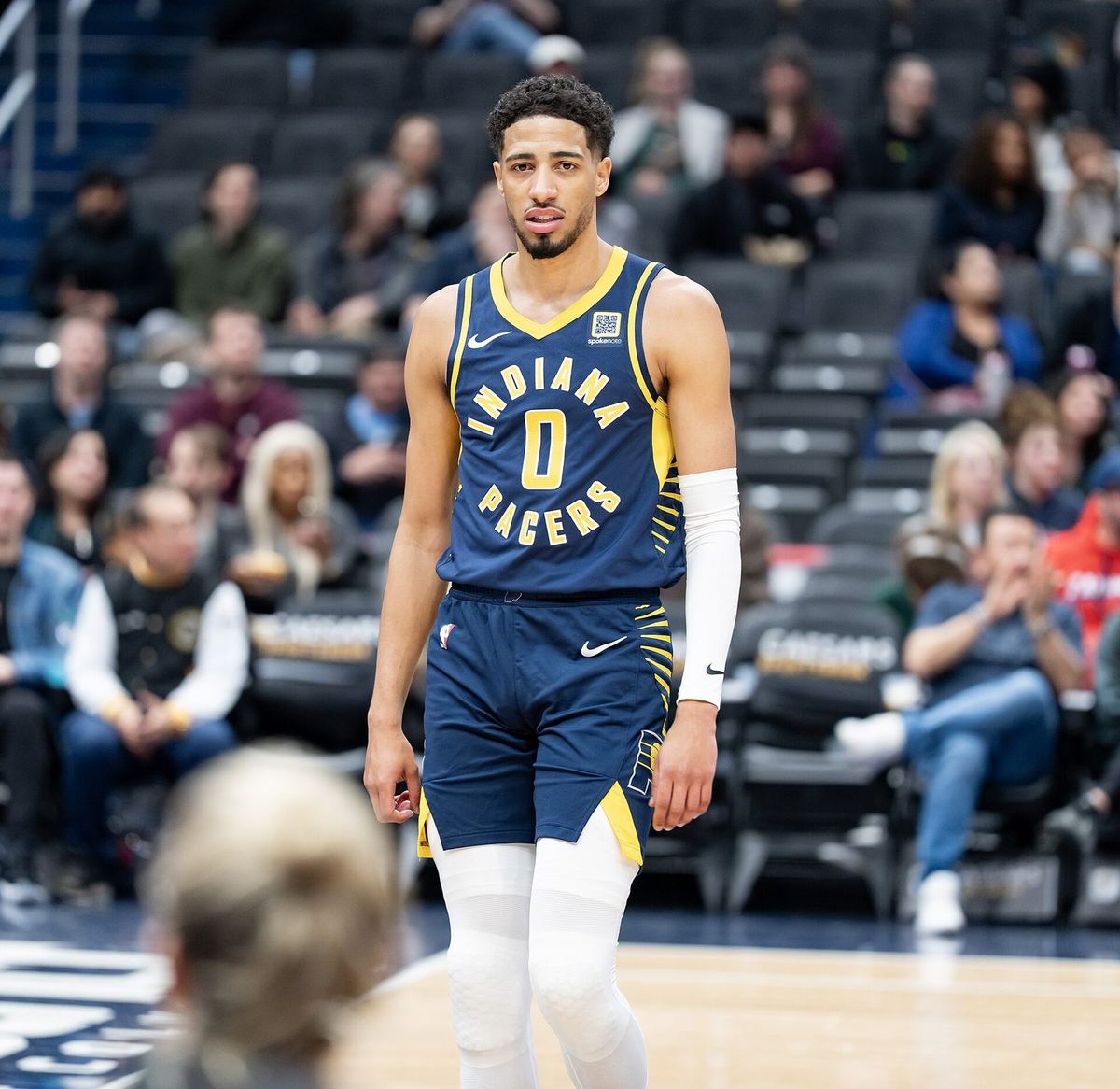Tyrese Haliburton in an Indiana Pacers uniform